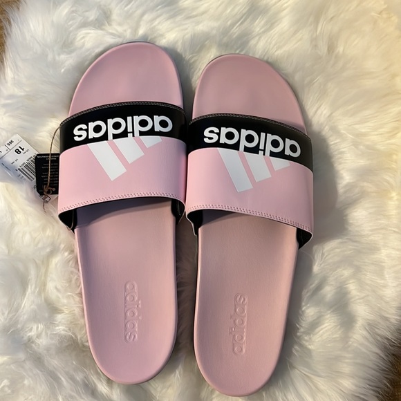 NEW in box Adidas Slides Comfort Pink Men Size 18 US - Picture 3 of 7
